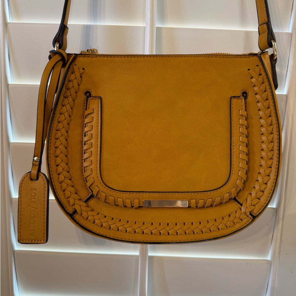 Elegant sole society Yellow Crossbody Bag - Picture 3 of 8